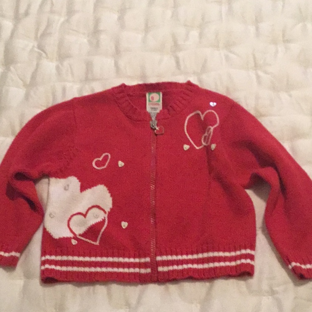 Gymboree Hearts ♥️ Cardigan